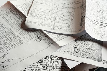 ANTIQUE INK HANDWRITING