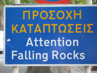 Obraz premium Chute de pierres