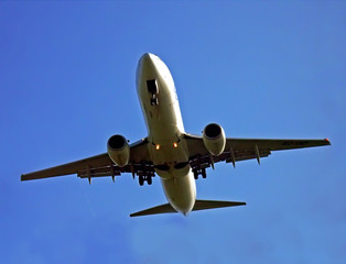 Aircraft arriving to Majorca (Spain)