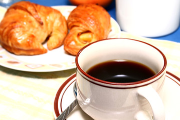 coffee anf croissant