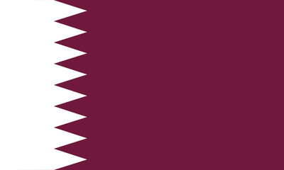 katar fahne qatar flag - obrazy, fototapety, plakaty