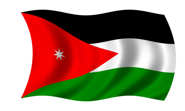 jordanien fahne jordan flag