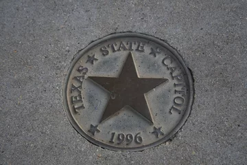 Badkamer foto achterwand Texas State Capitol Seal © JJAVA