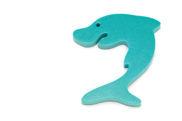 Obraz premium series object on white - water toy - shark