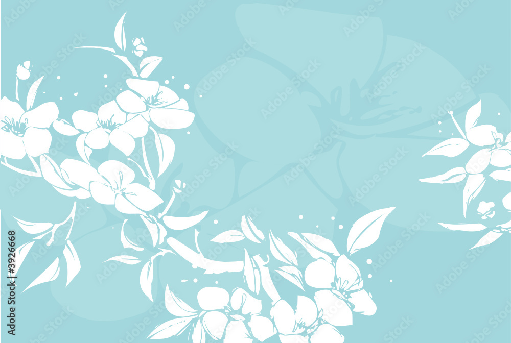 Wall mural Floral background - Wall murals