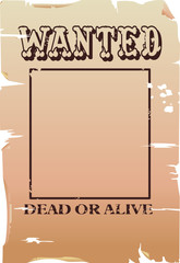 vector wanted poster © Christos Georghiou