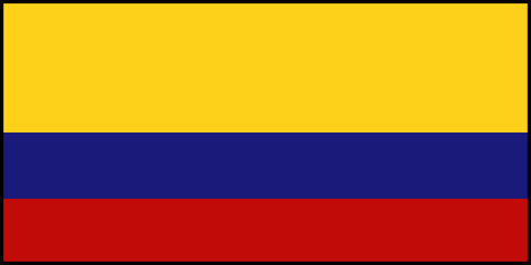 Obraz premium Drapeau de la Colombie
