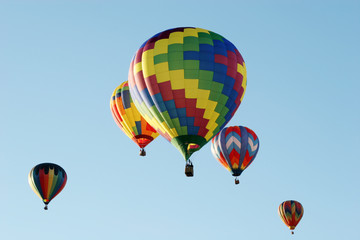 Fototapeta premium Colorful hot air balloons