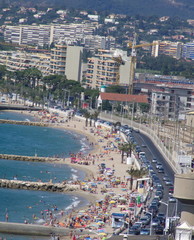 Plages et jetées de Cannes