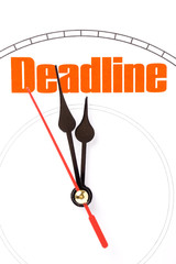clock face, concept of deadline