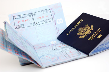 Three US passports.