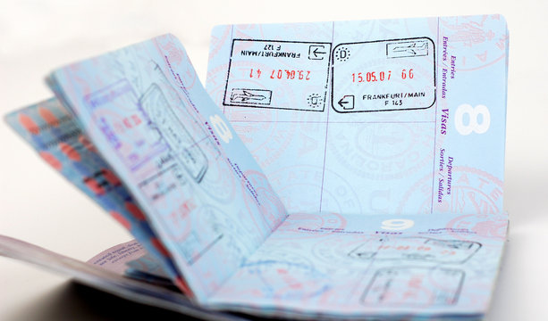 Three US passports.