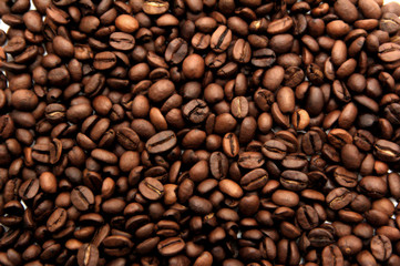 coffee beans texture.