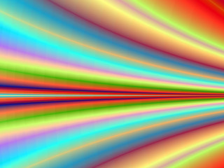 Fractal rendition of colored curves back ground