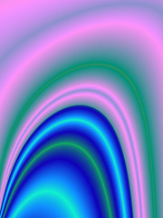 Fractal rendition of a colorful pool back ground