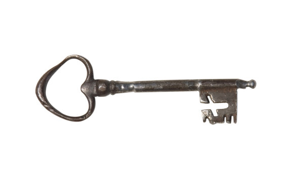 Clef ancienne d&eacute;tour&eacute;