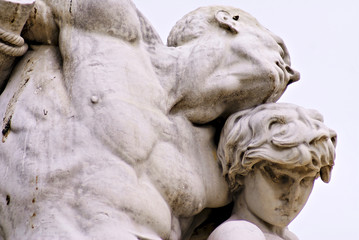 Statue du jardin des Tuileries à Paris.