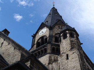 Blick auf den Turm der Lutherkirche