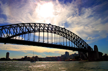 Fototapeta na wymiar Sydney Harbour Bridge..