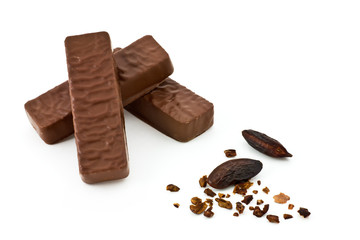 Diet organic chocolate bar