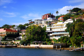 Fototapeta na wymiar Sydney seaside residential..