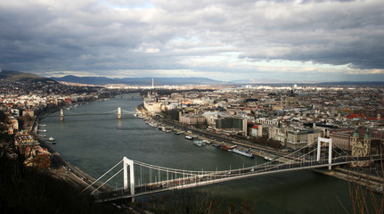 Fototapeta na wymiar Panorama Budapesztu