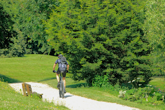 Velo dans un parc