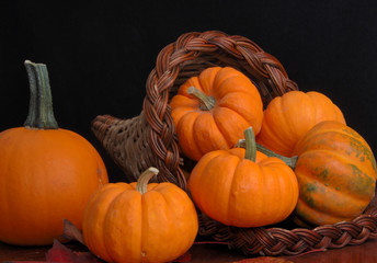 Cornucopia of pumpkins