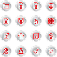 red diary icons