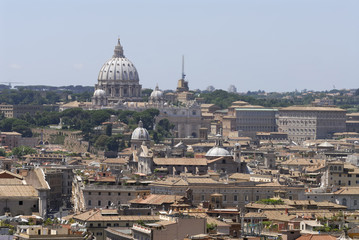 Fototapeta na wymiar roma skyline