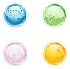 Web 2.0 shiny rounded buttons