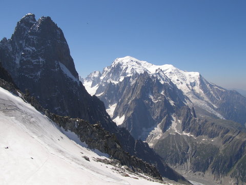 Mont Blanc et Drus
