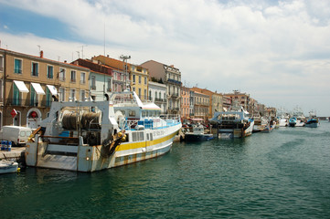 Trawler in the Harbor Sete, France © philipus