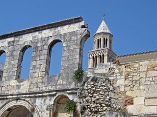 Fototapeta na wymiar część starego miasta Split