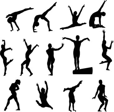 Sport silhouette - Gymnast