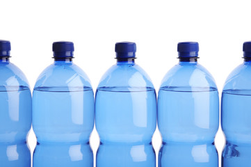 Spring water bottles