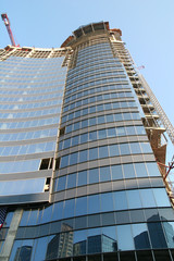 Obraz premium Glass Construction and Reflection