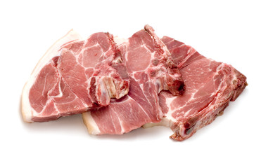 Three pork chop