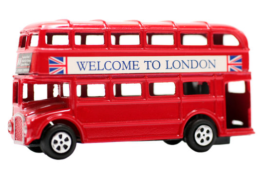 Toy Red Double Decker Bus