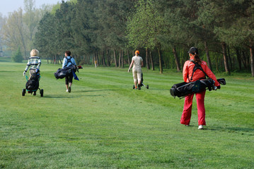 Golf players