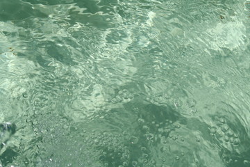 light green water