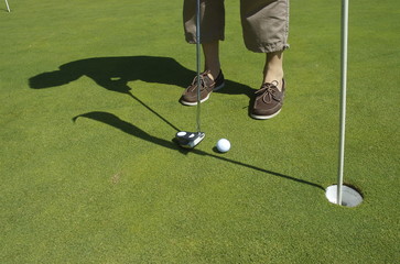 Entra&icirc;nement au golf