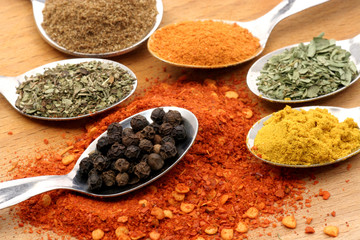 black pepper and the spices
