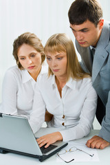 Obraz premium Demonstration of a business project