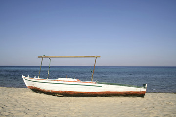 Obraz premium boat, red sea, sinai, egypt