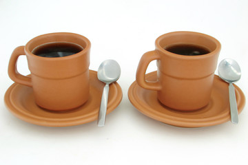 Two cups of coffe