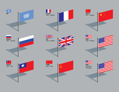 Flag Pins - UN Security Council