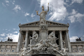 Obraz premium Parlament in Wien