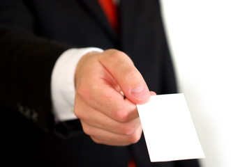 Blank Business Card
