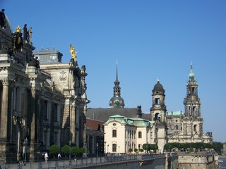 Fototapeta na wymiar Dresden - Brühl taras